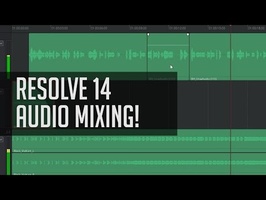 Basic FairLight Mixing In Resolve 14!  - DaVinci Resolve Audio Tutorial